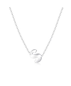 Alphabet Silver Necklace s SPE-5585